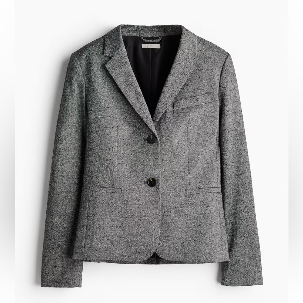 H&M Fitted Blazer - Gray